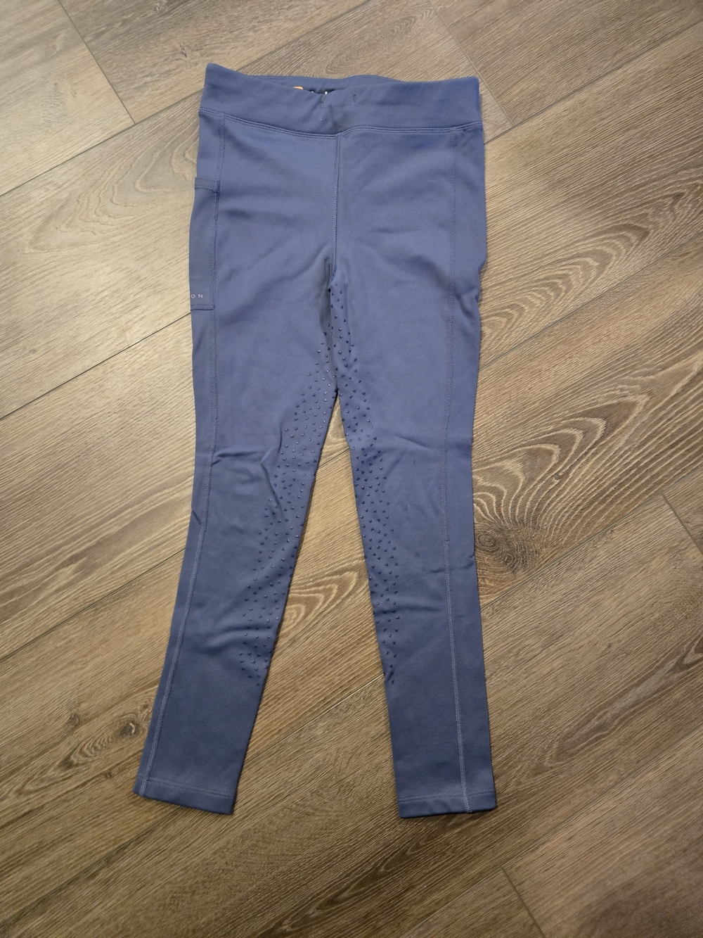Kids’s Stretch Riding Tights - Slate Blue